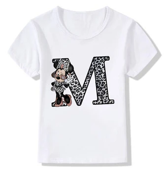 Детска лятна печатна тениска Kawaii T Shirt Детски карикатури Ежедневни дрехи Kid Girl Boy Къс ръкав Tops Tees T04