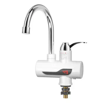 Електрически кухненски бойлер кран мигновен кран за топла вода нагревател студено отопление кранче бързо резервоар мигновен бойлер