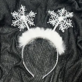 Жени Коледа снежинка шапки / Headwrap / лента за глава / аксесоар за коса / шлем / главата обръчи за празнично парти сватба показване