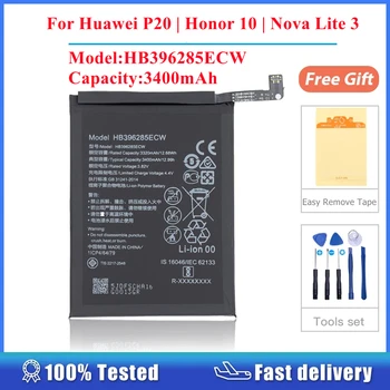 За Huawei P20 Honor 10 Lite Nova Lite 3 HB396285ECW HB396286ECW 3400mAh акумулатор за батерии