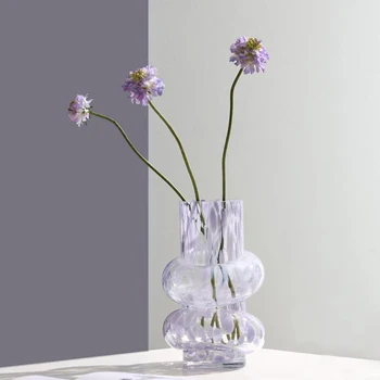 испански модел на вълната, цветна точка хидропонна ваза, неправилна цветна ArrAngement, декорация на дома