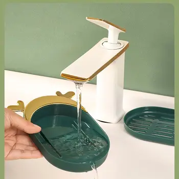 Лесно разглобяване на държача за сапун Двуслоен държач за отцеждане на сапун Творчество Сапунена чиния за баня