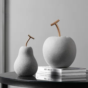 Модерна керамична имитация круша ябълка орнаменти творчески плодове домашно обзавеждане хол вино кабинет спалня проучване декорации