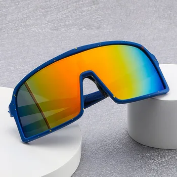 Мъже Нови слънчеви очила за колоездене Дамска голяма рамка Ветроупорен планински път Очила за велосипеди Външни спортни очила Риболовни слънчеви