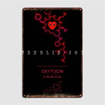 Неонов окситоцин метален знак кръчма парти ретро стена декор калай знак плакат