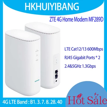 Отключен ZTE MF289D 4G LTE рутер Cat12/13 600Mbps двулентов безжичен рутер със сим карта 2*гигабитови портове 4G WiFi домашен модем