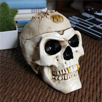 Персонализиран пиратски череп пепелник KTV бар мода декорация ретро пепелник орнаменти