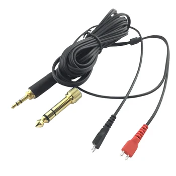 Подмяна на аудио кабел за Sennheiser HD25 HD560 HD540 HD480 HD430 414 HD250 слушалки аудио кабел, L Long R Short