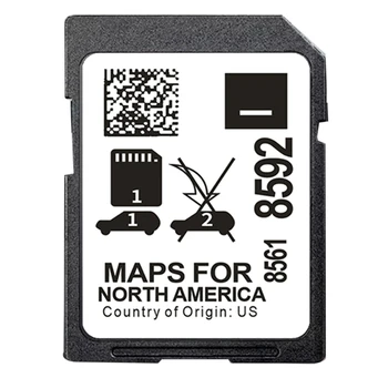 Последни 2023 8561 8592 Карти Навигационна карта за Buick Cadillac Chevrolet GMC 2023 Навигационна система Северна Америка Карта Издръжлив