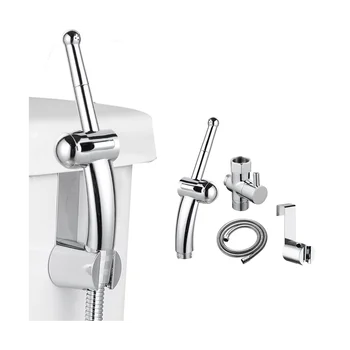 Приставка за биде за тоалетна Вграден филтър Ръчна пръскачка за биде за тоалетна за лична пръдня Измиване на седалищната дюза