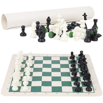 Професионален минималистичен шахматен комплект Combo Modernsocial Висококачествен открит шахматен комплект Магнитен Chadrez Jogo Спорт и отдих