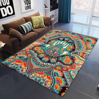 Ръката на Фатима отпечатани килими декоративни килими хол спалня красив килим нехлъзгаща се кухня изтривалка етаж площ килим