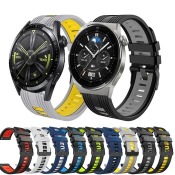 Силиконова каишка за Huawei Watch GT GT3 42mm 46mm Спортна гривна за Huawei GT2 Pro GT 3 Pro/GT Runner 2E 20mm 22mm Wrist Correa