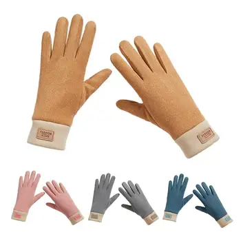 Термични ръкавици Зимен сензорен екран Колоездене Зима на открито Топли ръкавици Защита на ръцете за шофиране Каране на ски щадящ кожата