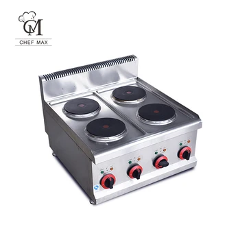  търговски 8KW персонализирани плот 4 главата храна готварска печка електрически печка за готвене