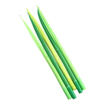 Училищни пособия 0,5 мм саксийни декорация канцеларски острие трева гел писалка зелен лист писалка зелена трева писалка Grassblade писалка